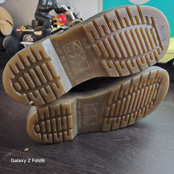 Vintage Dr Martens Girls Size 3 Mary Jane Black Leather Double Strap Doll Shoes - Picture 3 of 10